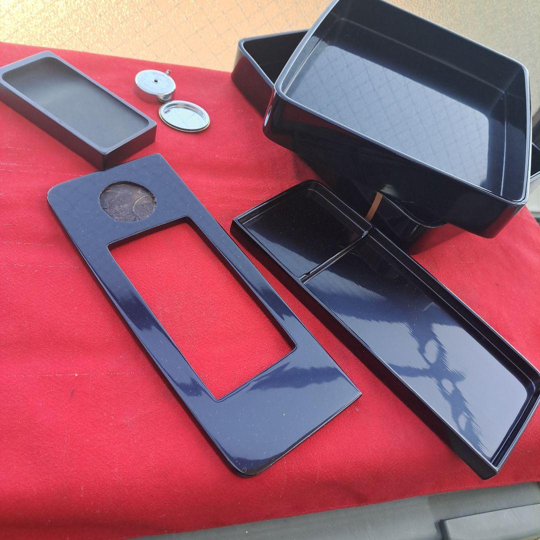 【輪島塗　硯箱セット】布着本堅地 硯、水滴　曽我路幸作　未使用品