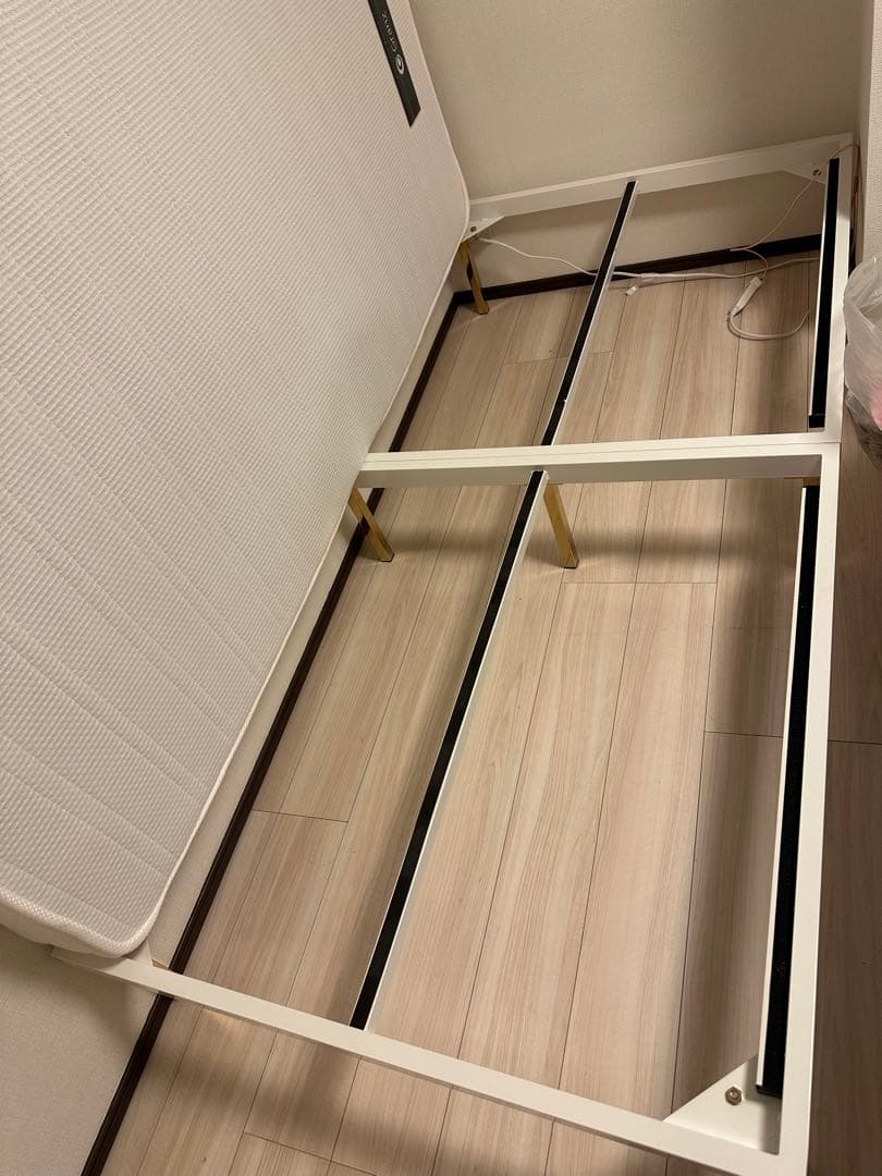 【美品】Francfranc レーヌシリーズ　ベッド シングル