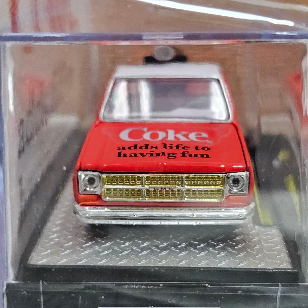 M2マシーン　コカ・コーラ　GMC　シエラ 1/64
