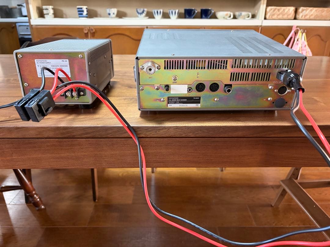 【動作確認済】Kenwood TS-680V 無線機 PS-22 安定化電源