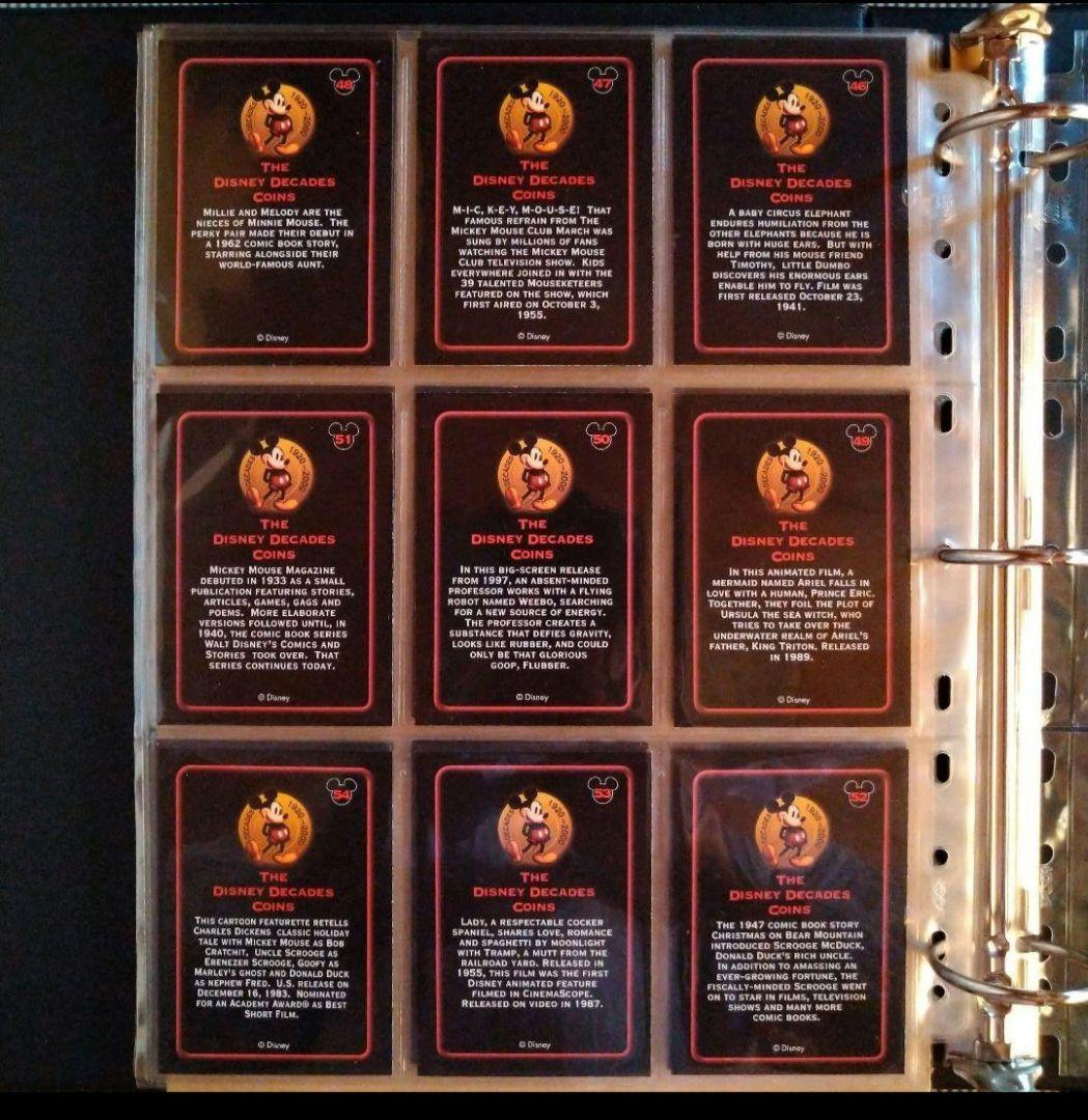 ディズニーTHE DISNY DECADES  COINS 51枚セット