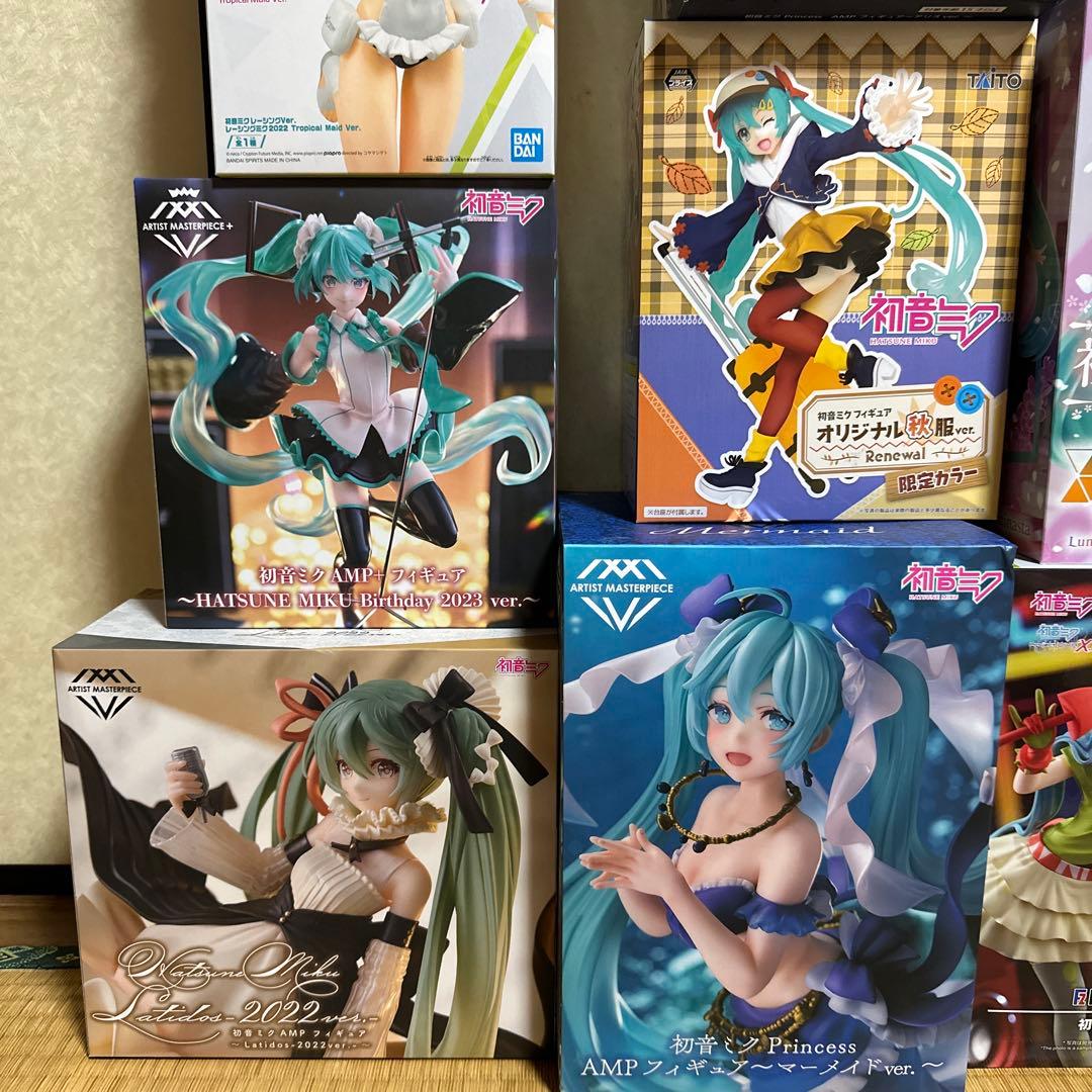 初音ミク フィギュア 18個 AMP+ 親指姫 バニー 他