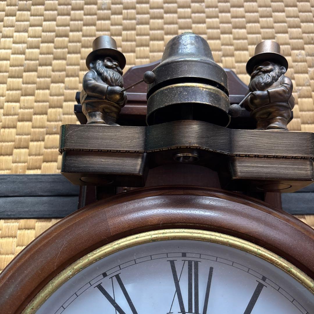 ☆希少　リズム時計　スモールワールド 　掛け時計　SUMO