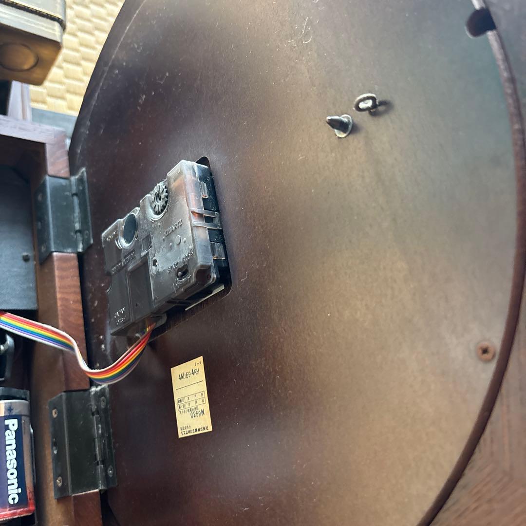 ☆希少　リズム時計　スモールワールド 　掛け時計　SUMO