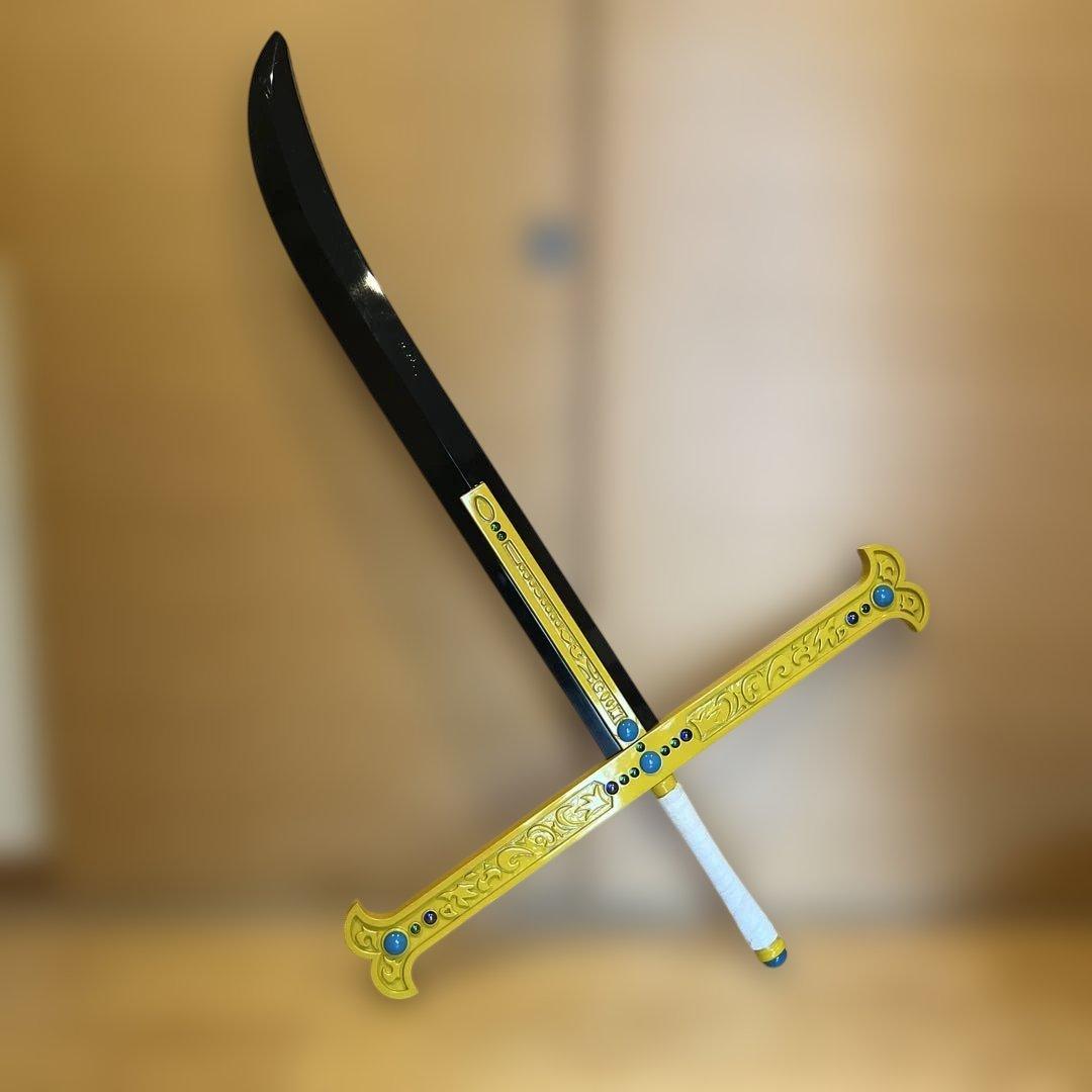 【◇◆ワンピース 鷹の目のミホーク 黒刀夜 コスプレ模倣刀◆◇】