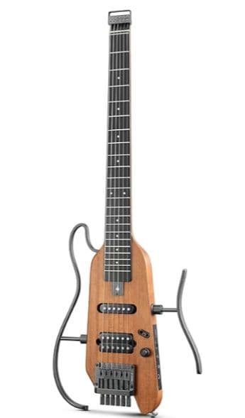 Donner HUSH-X エレキ トラベルギター マホガニ 旅行/出張/練習に