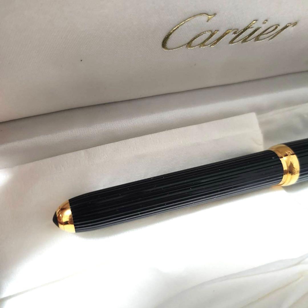 数回使用　カルティエ 万年筆 パシャ ドゥ カルティエ ディアボロ K18