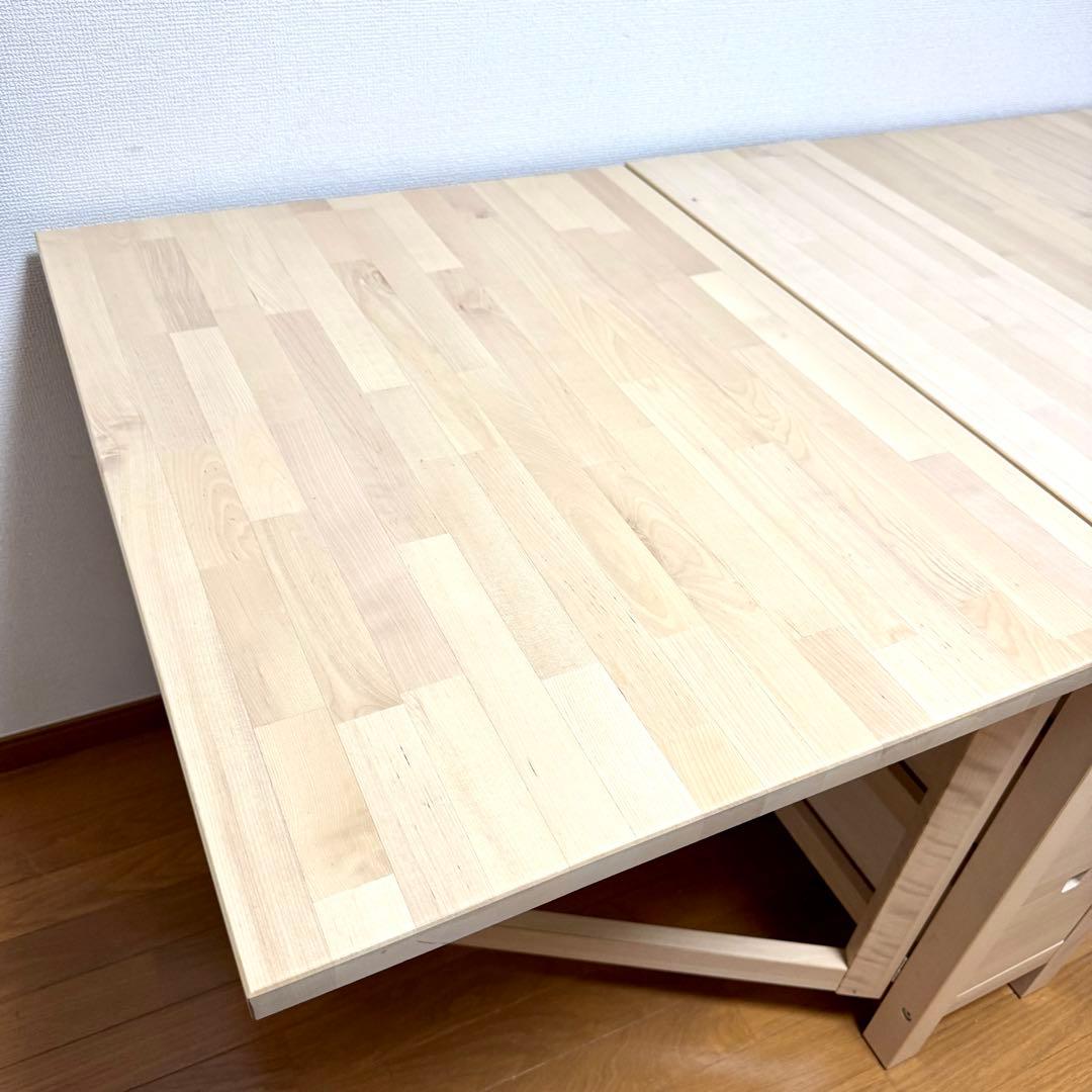 週末限定セール！【極美品】IKEA NORDEN ゲートレッグテーブル