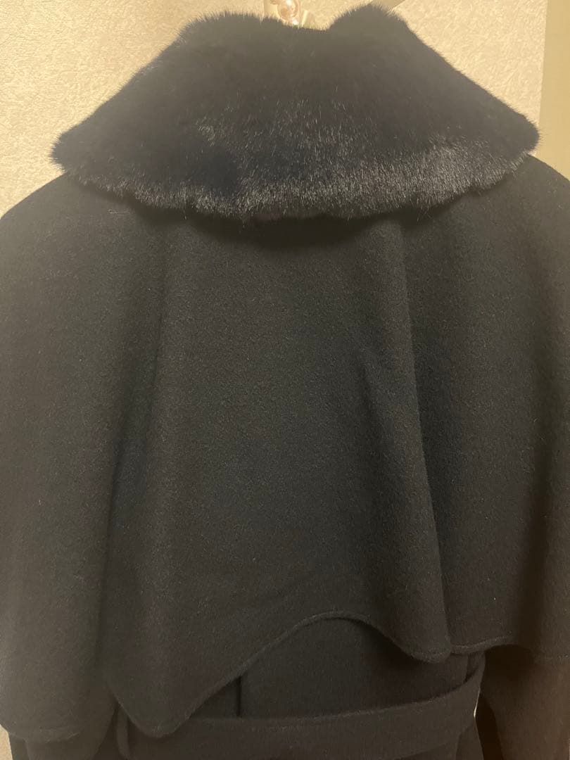 ✴︎美品✴︎メゾピアノJr. ケープつきマルチWAYコート ネイビー