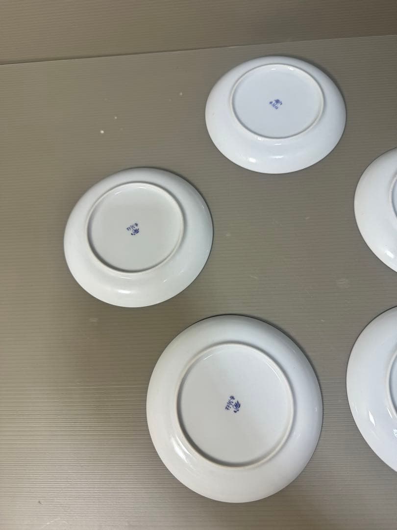 2314 香蘭社　金彩　皿　5客　未使用