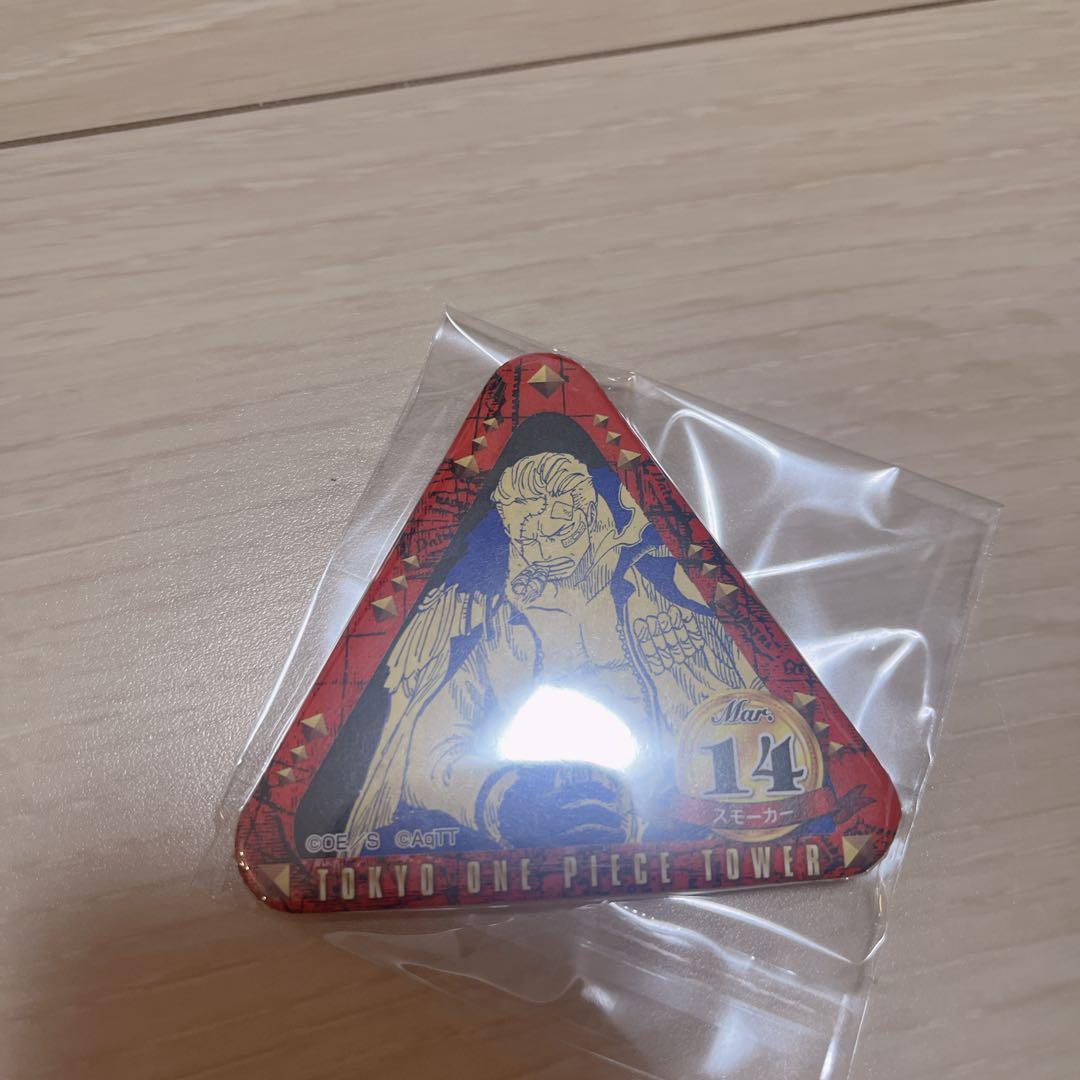 ワンピースタワー バースデー トンガリ缶バッジ スモーカー 輩缶バッジ