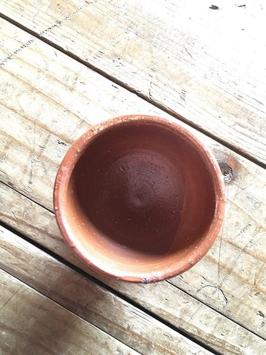 人間国宝 藤原雄 ぐい呑 備前焼 酒器 中古 古物 骨董 19.02.27-1.