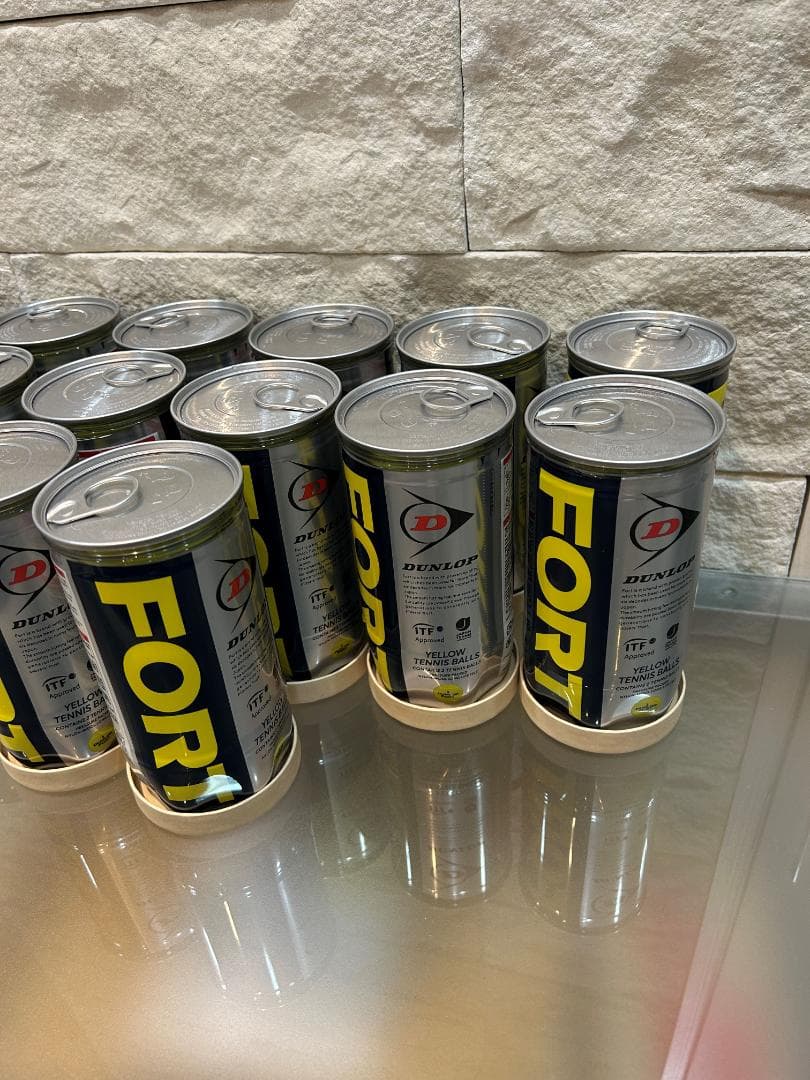 【全て未開封】DUNLOP ダンロップ 硬式テニスボール FORT 14ボトル