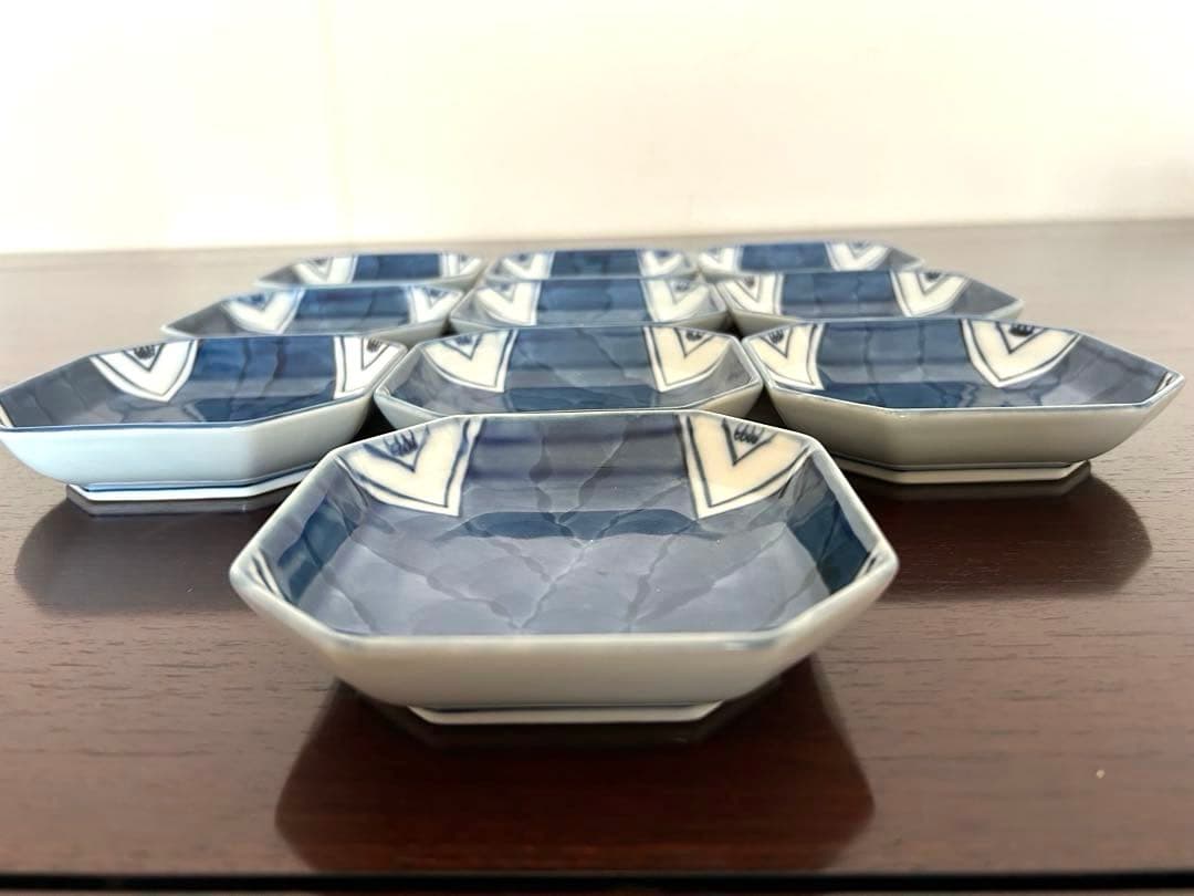 源右衛門　有田焼　方皿　取皿　9枚