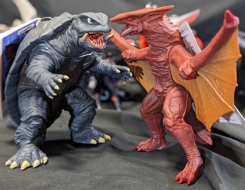 平成ガメラ＆登場怪獣（バンダイ）タグ付ムービーモンスター コンプリート７体セット