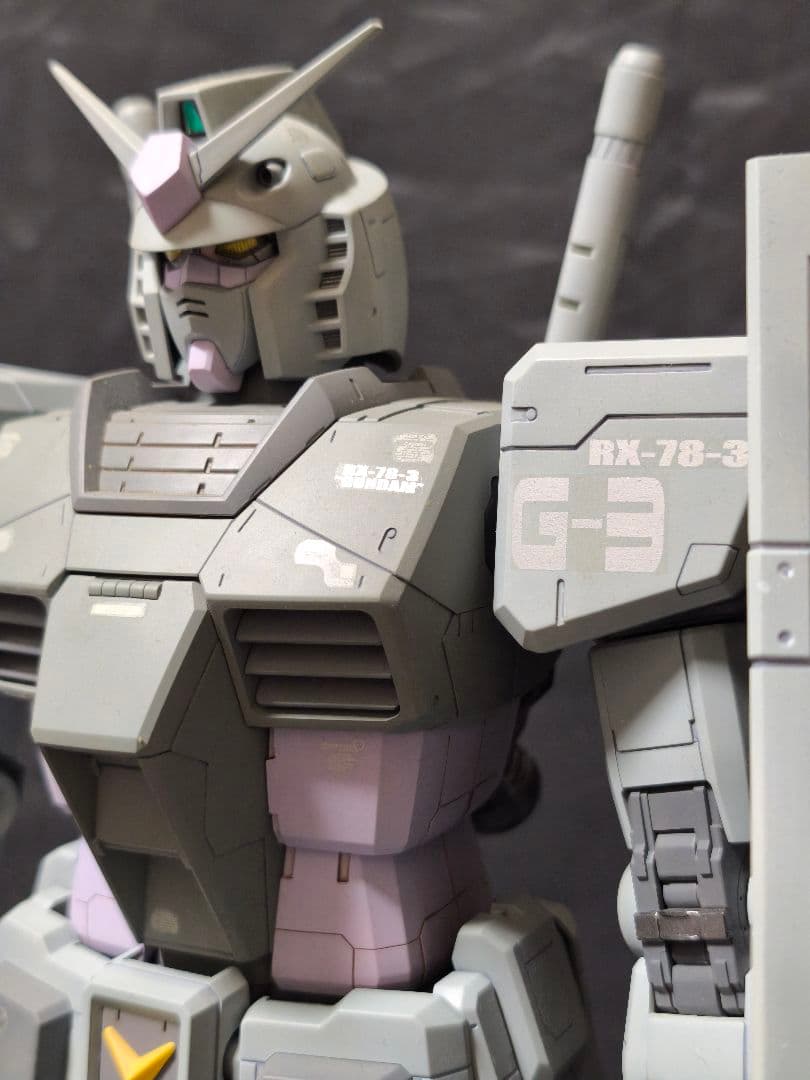 メガサイズ 1/48 RX-78-3 G3ガンダム 塗装済完成品　ビッグサイズ