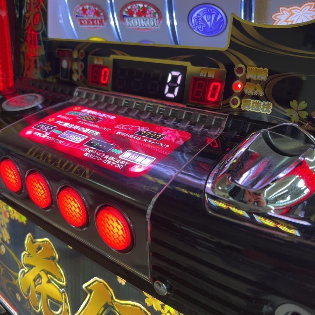 【パチスロ実機】アムテックス★パチスロ 花伝 30φ【不要機付】