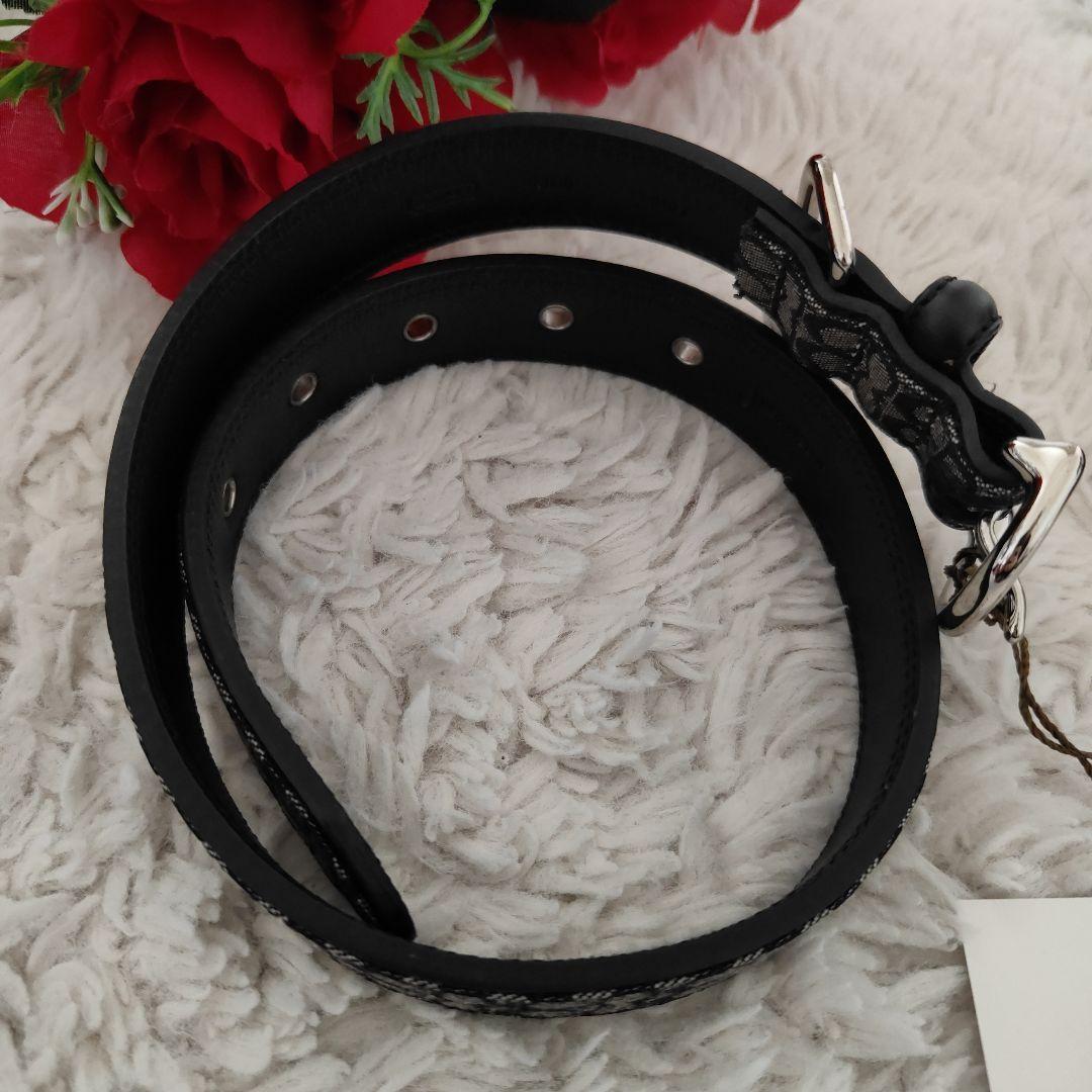 新品　COACH　コーチ 犬　首輪　レザー　中型犬　大型犬　L　シグネチャー