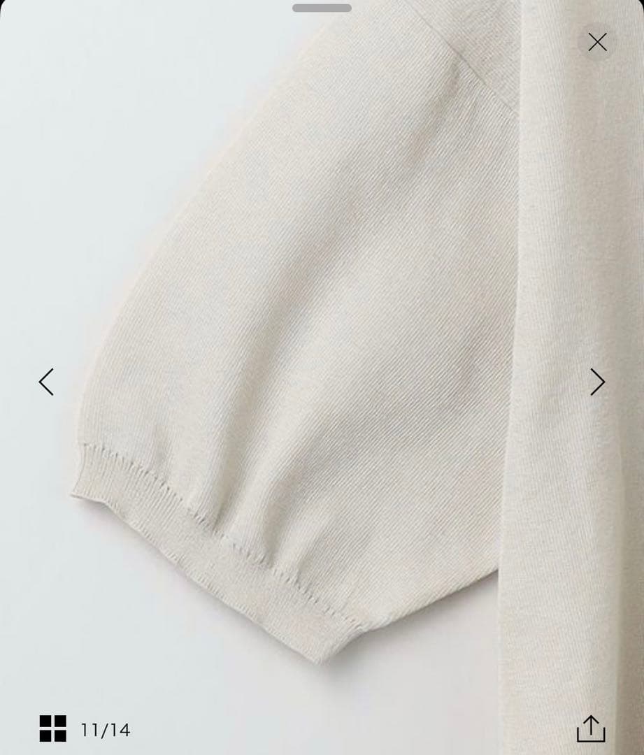 6(ROKU) ポロシャツニット