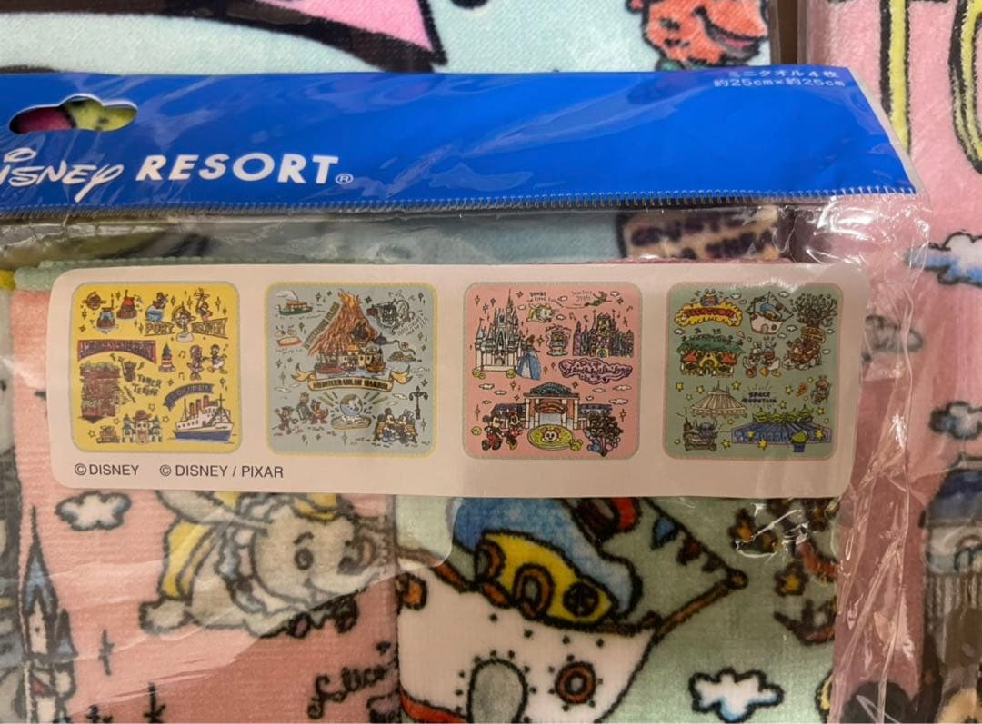 【購入前コメント必須】ディズニーリゾート☆ファンマップ☆タオルセット