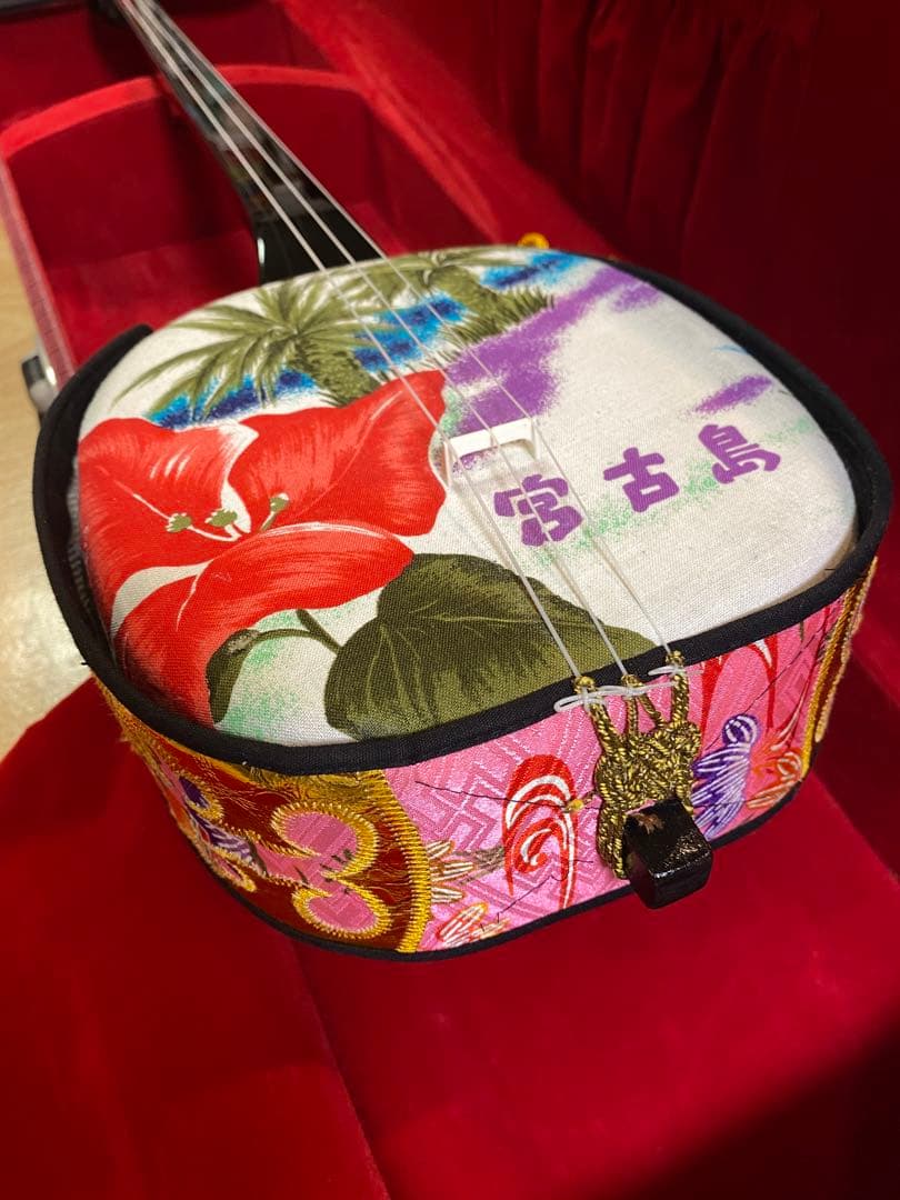 【希少 美品】 三線 沖縄 [宮古島製] ハードケース付き