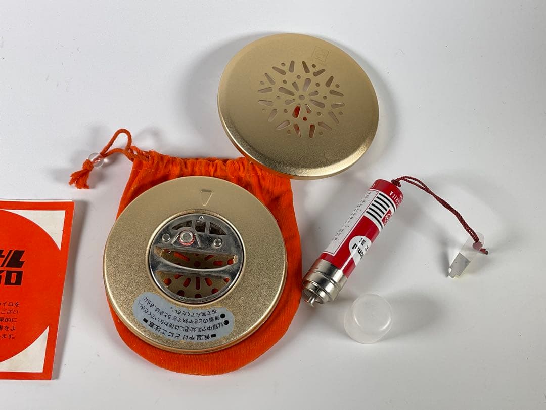 ナショナル　黄金カイロ３点　乾電池点火式　BG-304　昭和レトロ