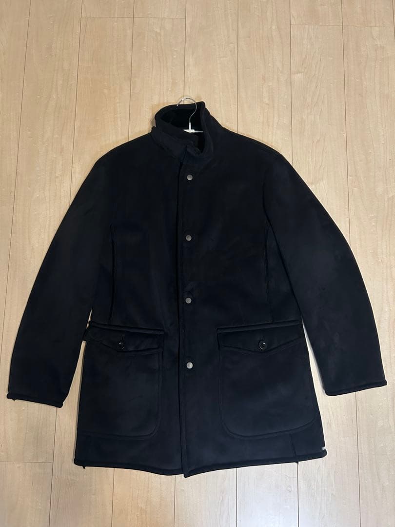 【値下げ】エンポリオアルマーニ ムートン風ボアコート