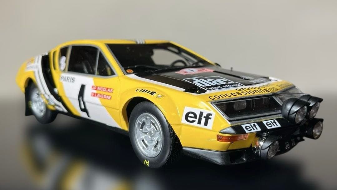 ミニカー 1/18 オットモビル アルピーヌ A310 グループ4 モンテカルロ