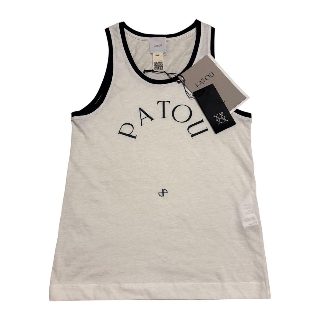 【新品】PATOU タンクトップ M ホワイト パトゥ トップス 韓国 人気