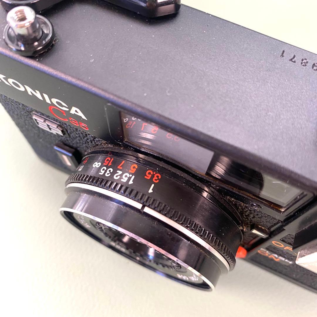 【作動保証1ヶ月】　整備済、完動品/ コニカ Konica C35 EF