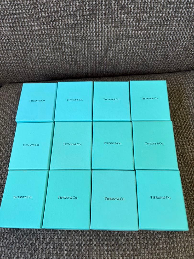 旧型　中古品ティファニー空箱巾着袋12セット