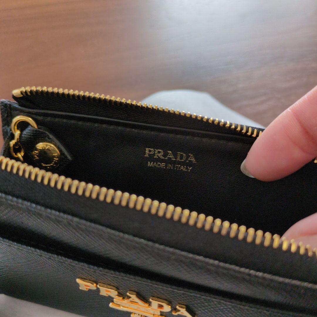 「PRADA」 ケース　キーケース　ブラック