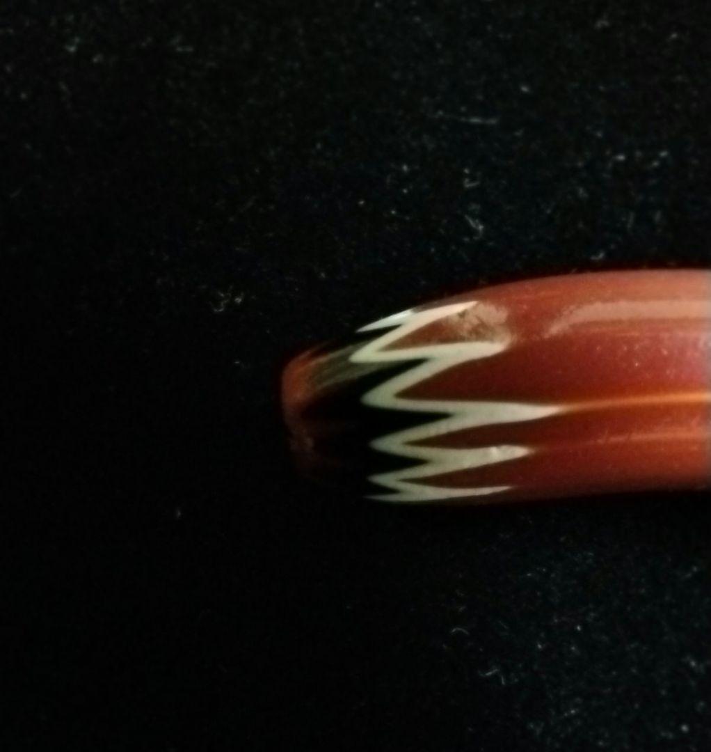 357ビーズ　専用です！　シェブロン　レッド　ルイジ・カッテランのエルボー型！