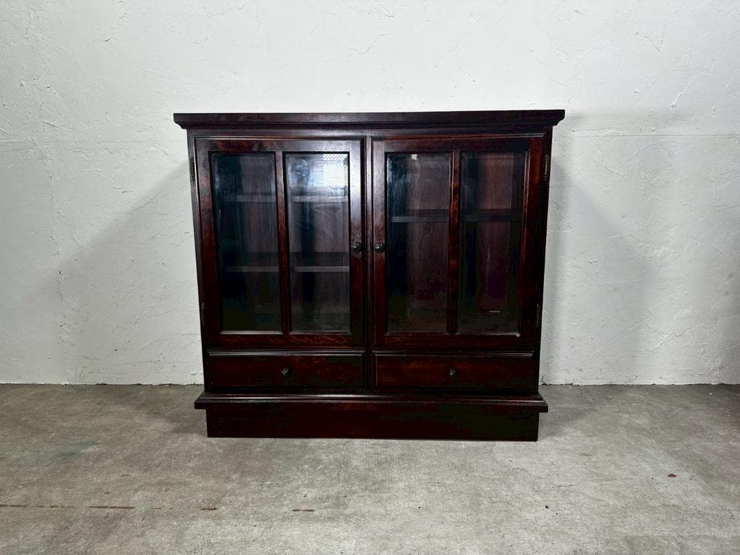 『FURANO』富良野民芸 チェスト キャビネット 本棚 飾棚 RWche19