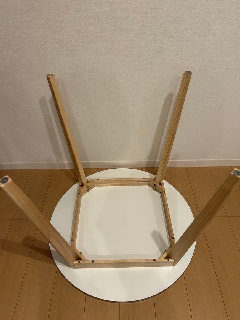 円形ダイニングテーブル 800mm（韓国家具）