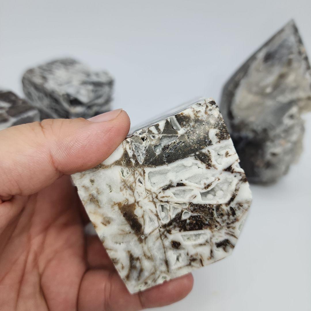 天然石 スファレライト キューブ タワー 4点セット！