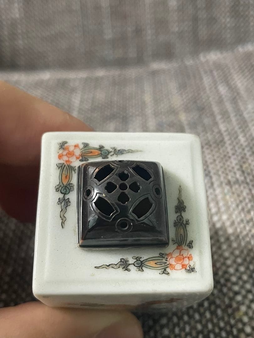 柿右衛門・香炉・江戸中期・ミニチュア