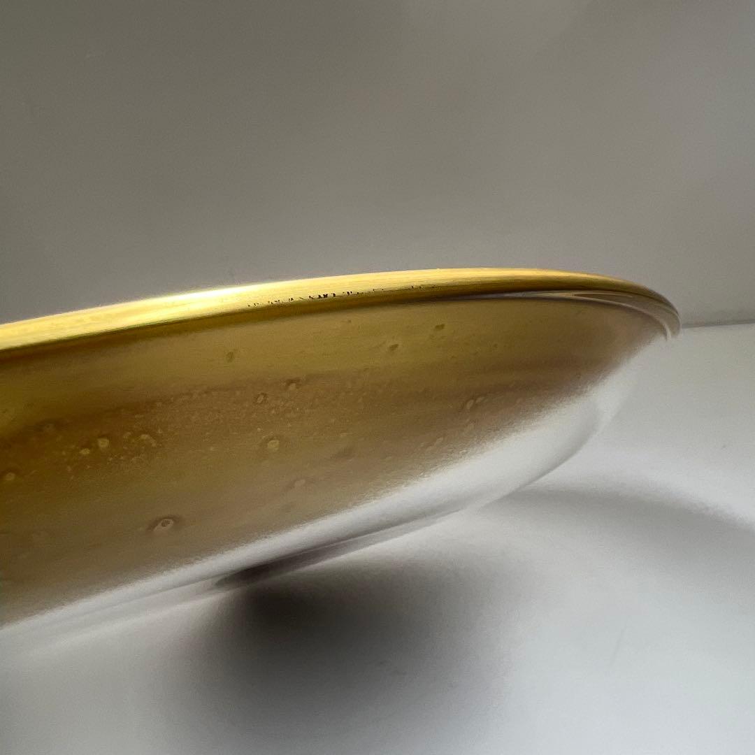 輪島塗　一后造クリスタルガラス蒔絵盛皿　共箱　26.5㎝　東Y7-0716③