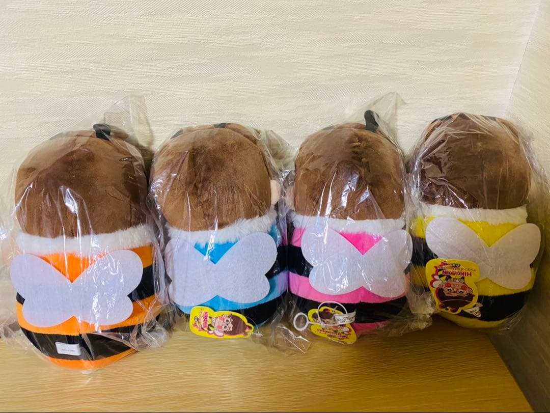 HIKAKIN ヒカキン　ブンブンみつばち　ぬいぐるみ　4体セット　ハチキン