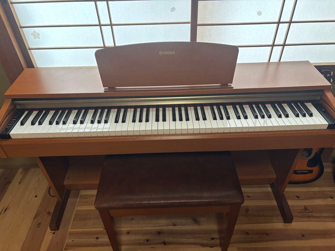 YAMAHA 電子ピアノ YDP151 ブラウン 椅子あり　引き取り希望