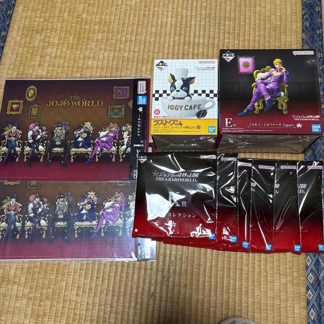 一番くじ ジョジョの奇妙な冒険　ジョルノ　イギー　フィギュア