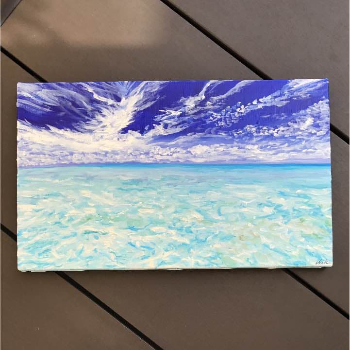 sea♡ハワイ♡ビーチ♡海の絵♡インテリア♡アート♡ロンハーマン