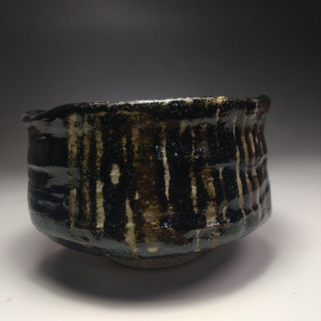 イ106 茶碗『印南窯　井上方竹造』『織部茶碗　小林太玄極箱　銘岩清水』茶道具