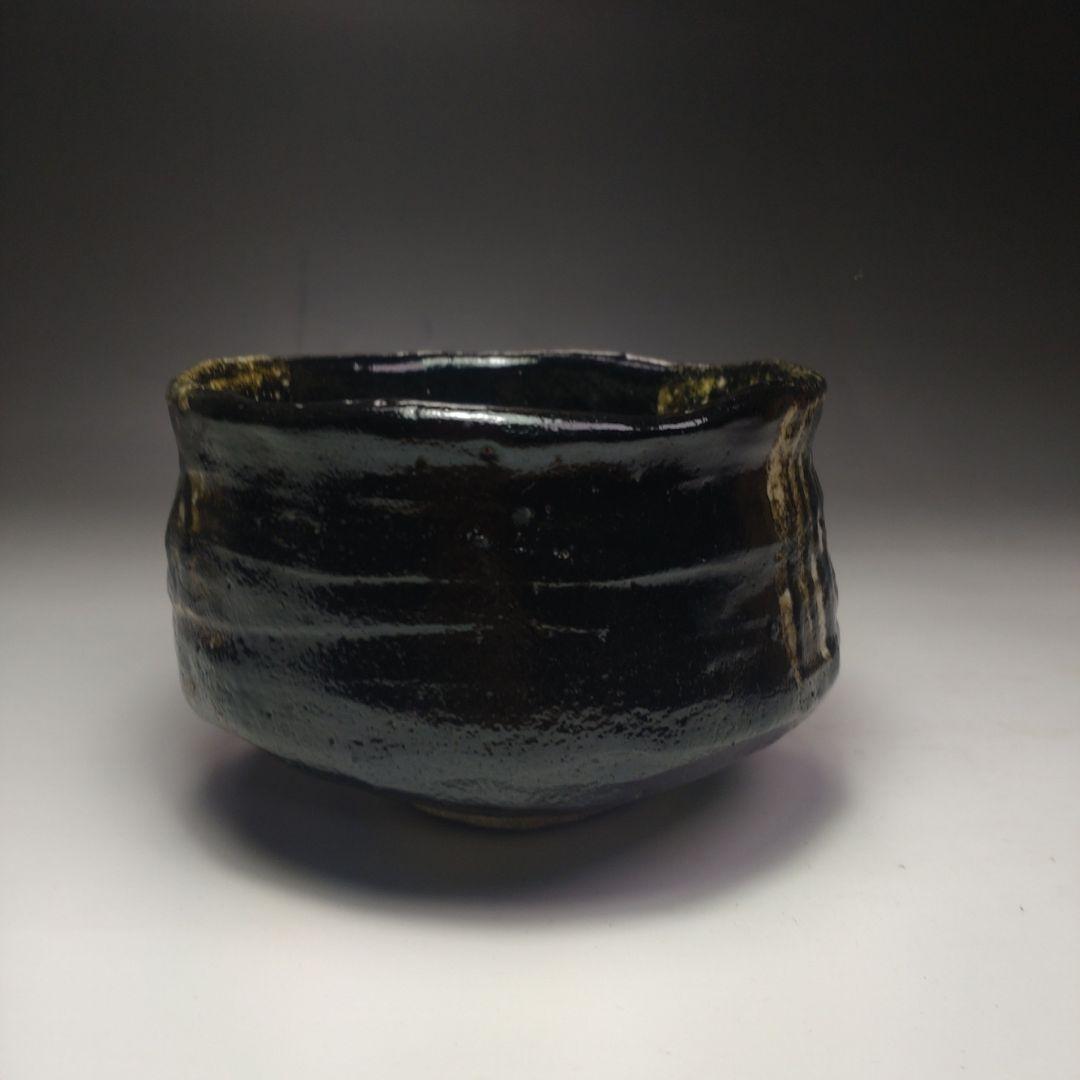 イ106 茶碗『印南窯　井上方竹造』『織部茶碗　小林太玄極箱　銘岩清水』茶道具