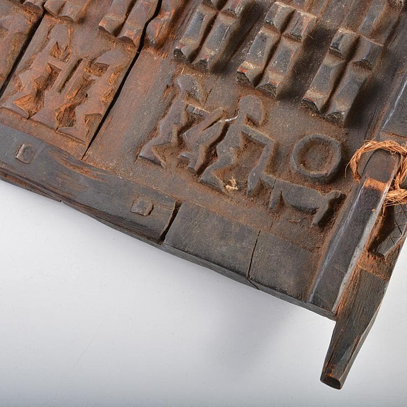 アフリカン プリミティブアート　木彫　扉　壁飾り　ドゴン族　M　R5935B