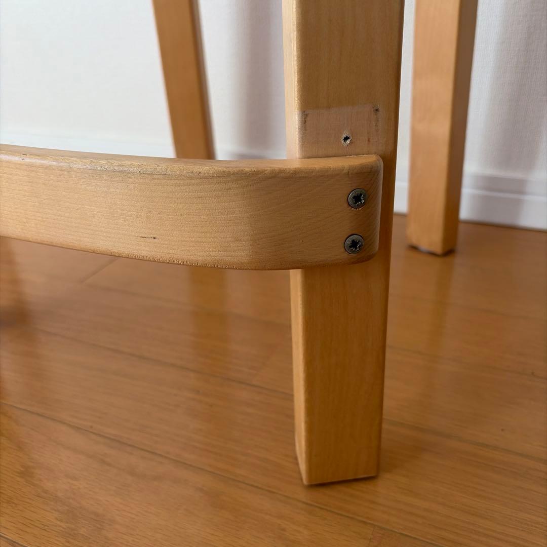 【Artec】Aalto ハイチェア K65 ホワイトラミネーアアルトスツールB