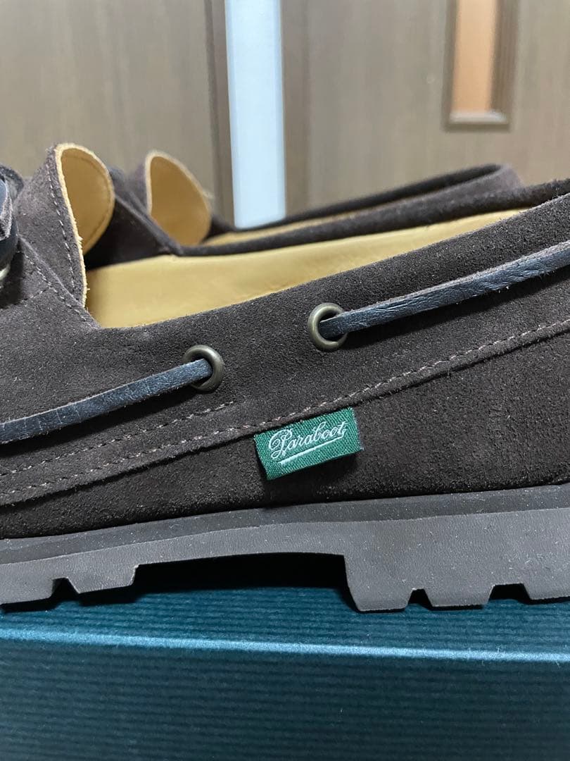 極美品★パラブーツ×アローズ 別注シューズ★コラボシューズ★ブラウンUK8