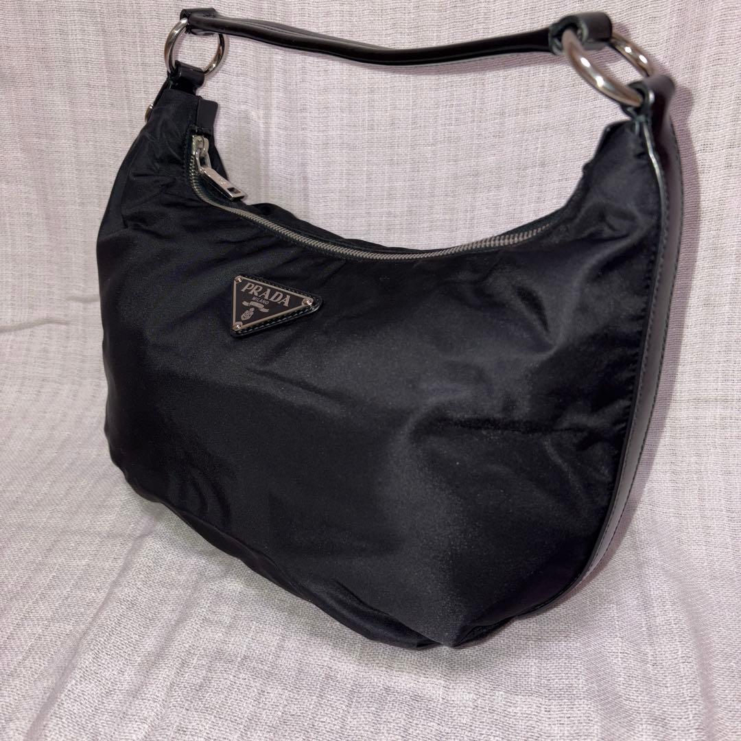 美品 PRADA プラダ ハンドバッグ ブラック 正規品 レディース