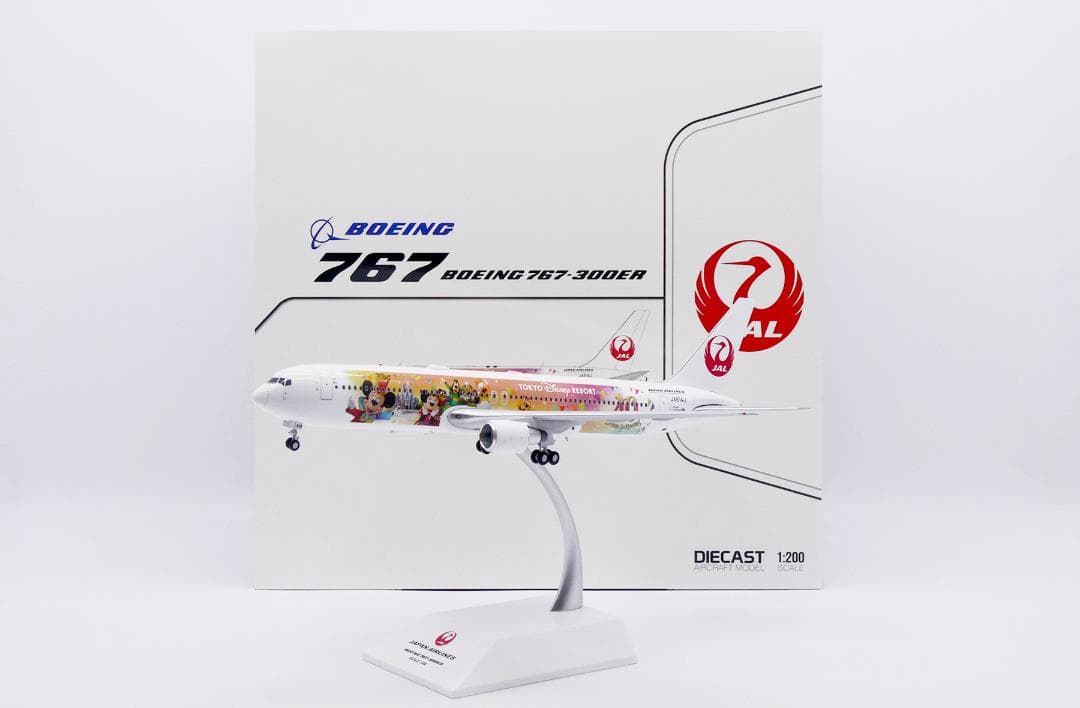 航空機・ヘリコプター JAL 767-300ER JA614J 1/200