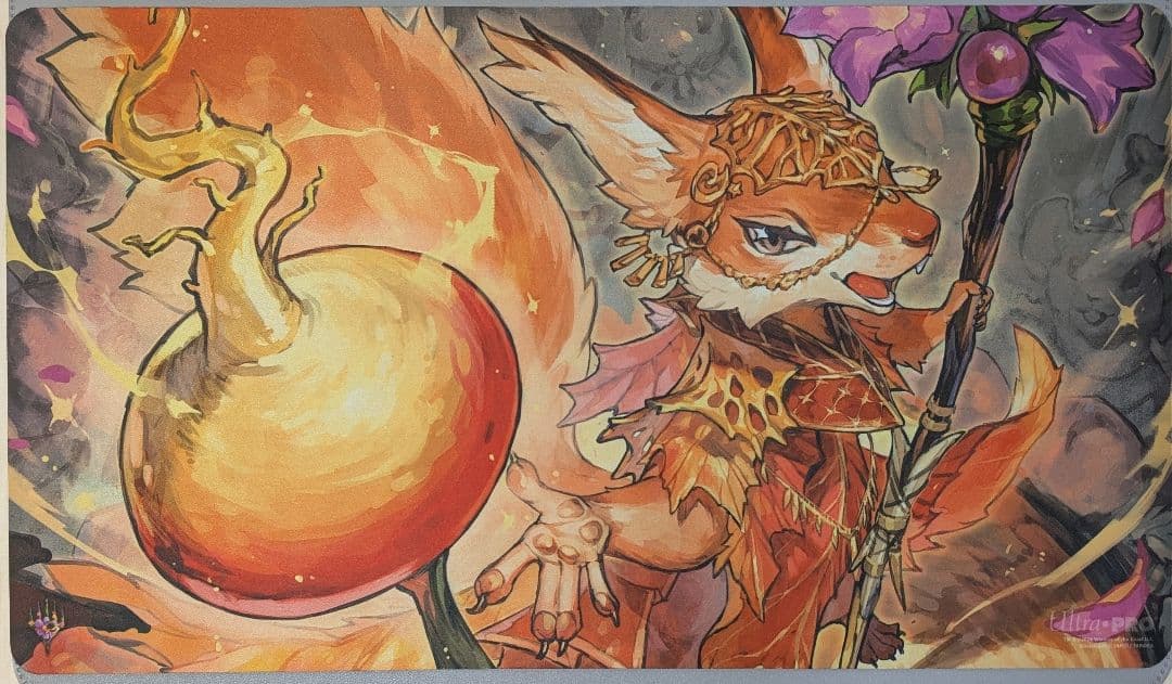 【未使用】MTG　根花のヘイゼル　プレイマット